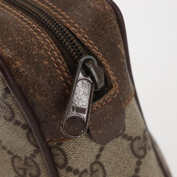 GUCCI GG Supreme Web Sherry Line Clutch Bag PVC Beige 156 01 012 Auth th6330 - Picture 8 of 16